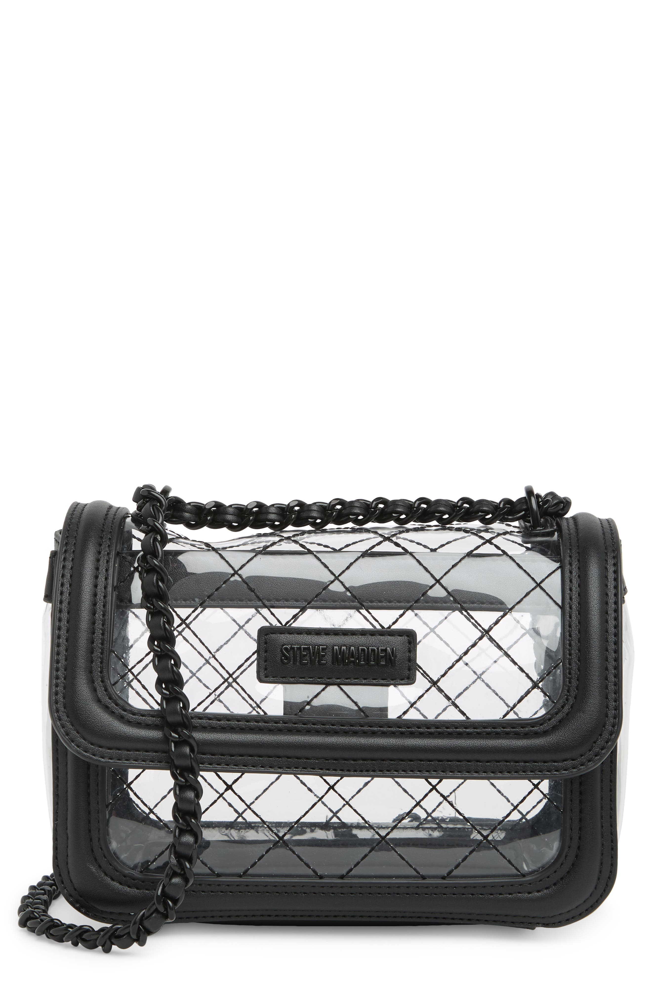 Steve Madden Orchid Clear Crossbody Bag, Main, color, 