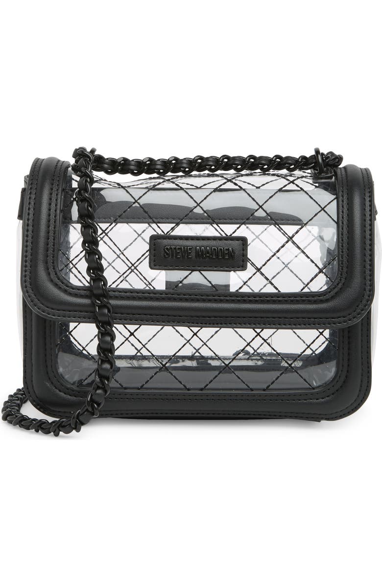 Steve Madden Orchid Clear Crossbody Bag, Main, color,