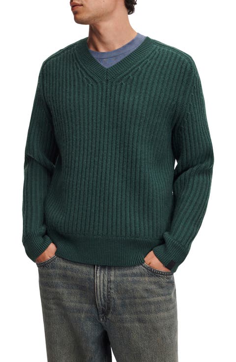 Theo Cashmere Blend V-Neck Sweater