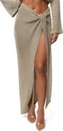 JLUXLABEL Sunlit Twist Sarong Maxi Skirt