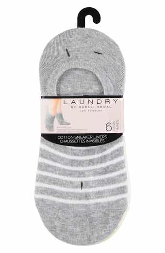 Laundry by Shelli Segal 6-Pack No-Show Liner Socks