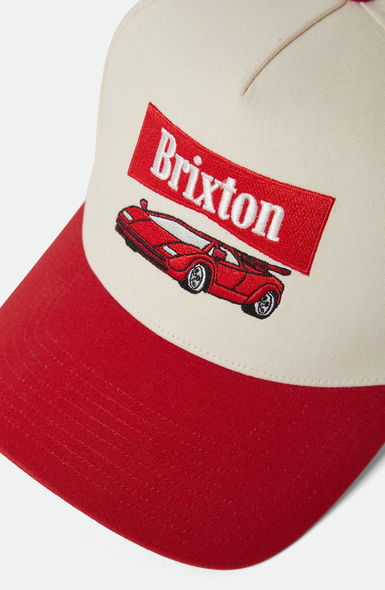Brixton Champion Netplus Snapback Baseball Cap, Alternate, color, Adrenaline Rush/ Whitecap