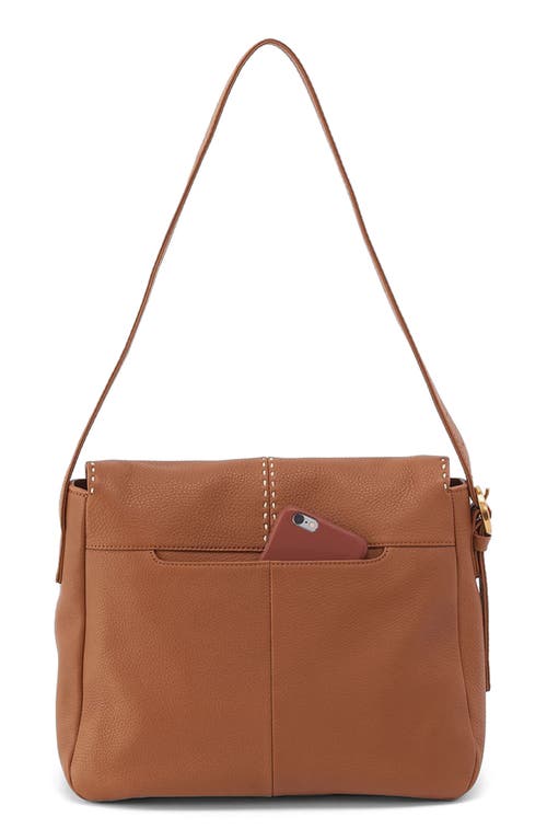 Hobo Austin Leather Shoulder Bag In Warm Honey