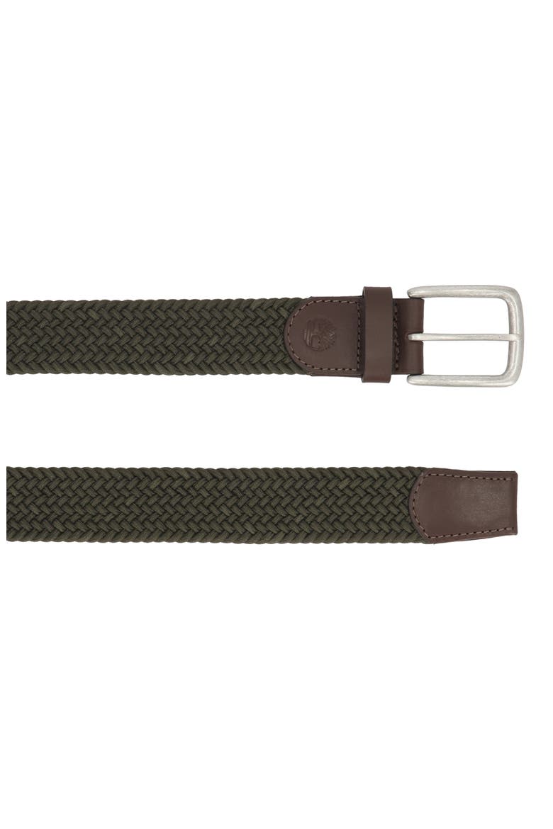 Torino Braided Cord Stretch Belt, Alternate, color, OLIVE