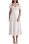 Tallulah Puff Sleeve Midi Dress