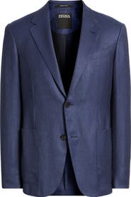 ZEGNA Cashmere, Silk & Linen Sport Coat