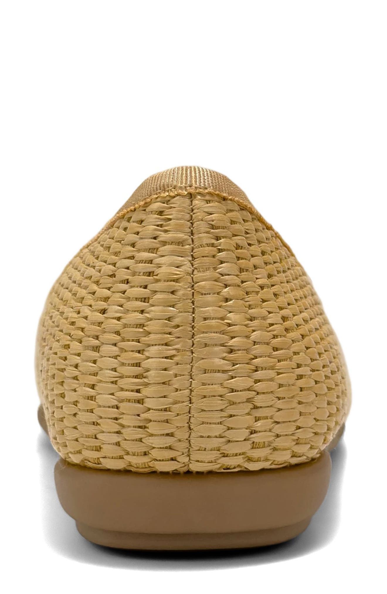 Aerosoles Homebet Raffia Woven Ballet Flat, Alternate, color, Natural/ Beige Bisque