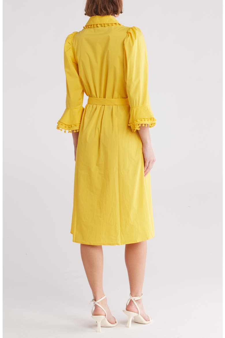 Lucia Stretch Cotton Poplin Shirtdress, Alternate, color, SOLAR POWER