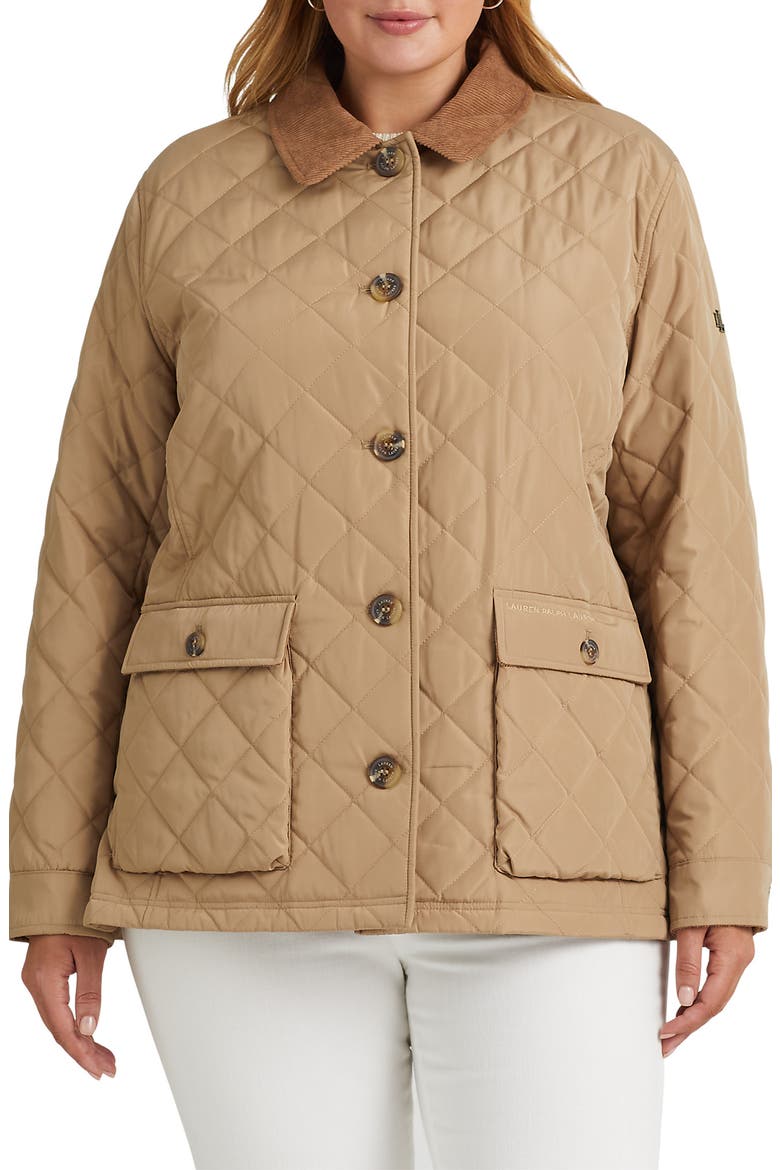 Quilted Patch Pocket Jacket, Alternate, color, BIRCH TAN