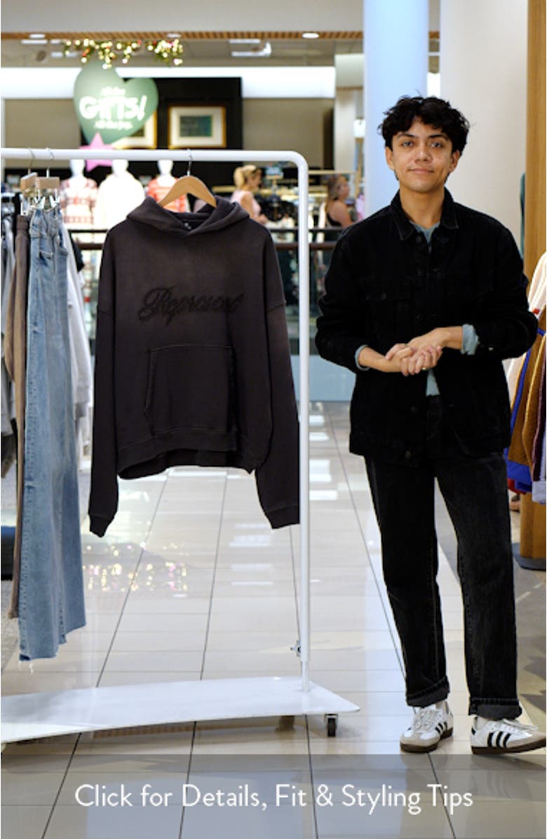 Cotton Logo Appliqué Hoodie, sales video thumbnail