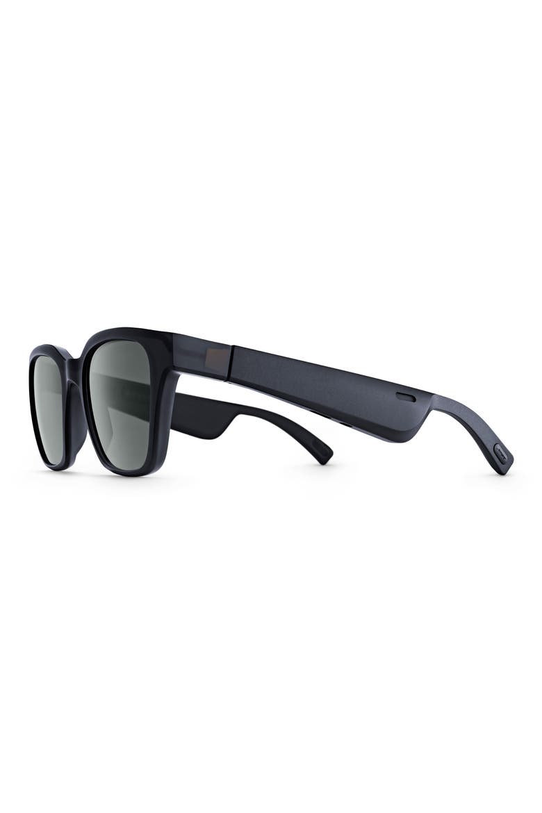 Frames Alto Medium/Large 52mm Audio Sunglasses, Alternate, color, BLACK