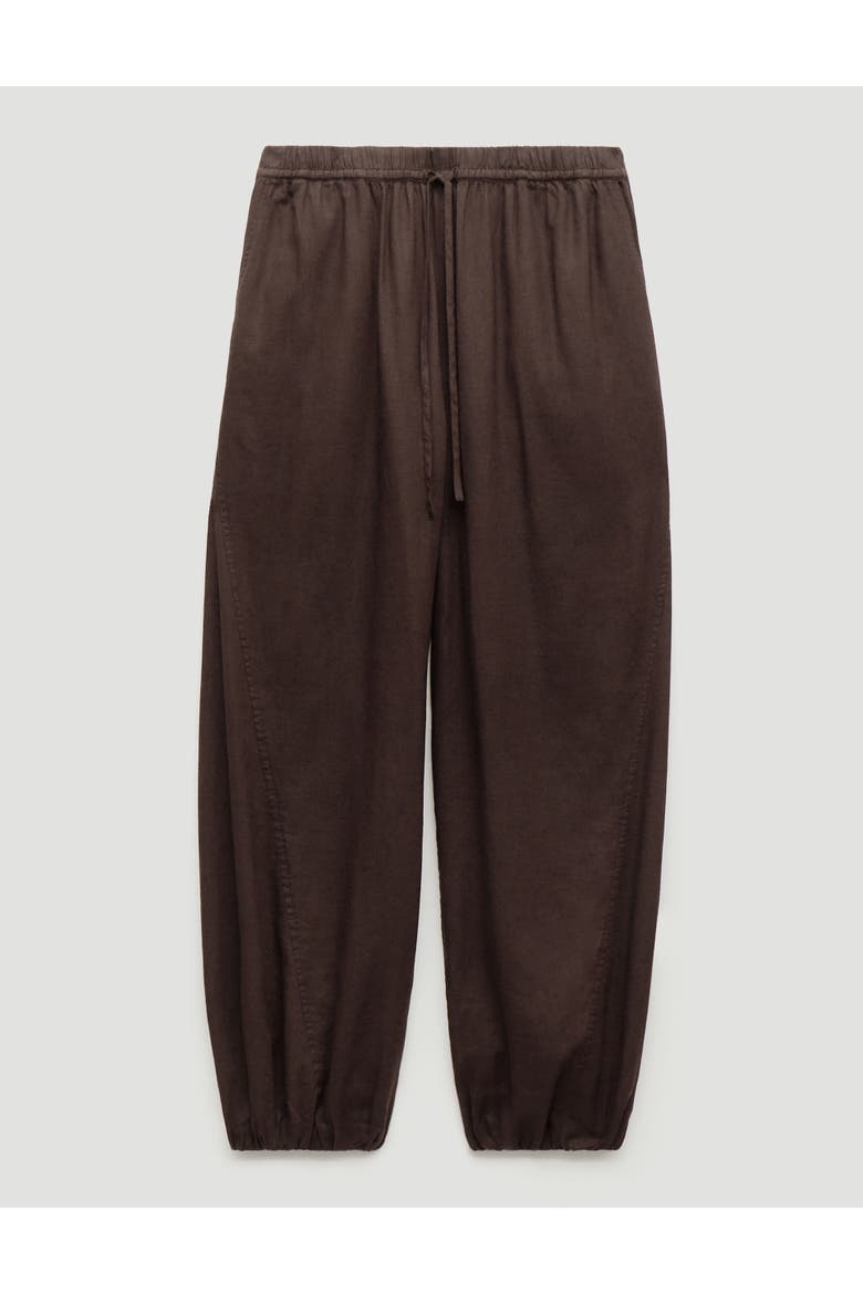 Tove Linen Balloon Beach Pants, Alternate, color, Dark Brown