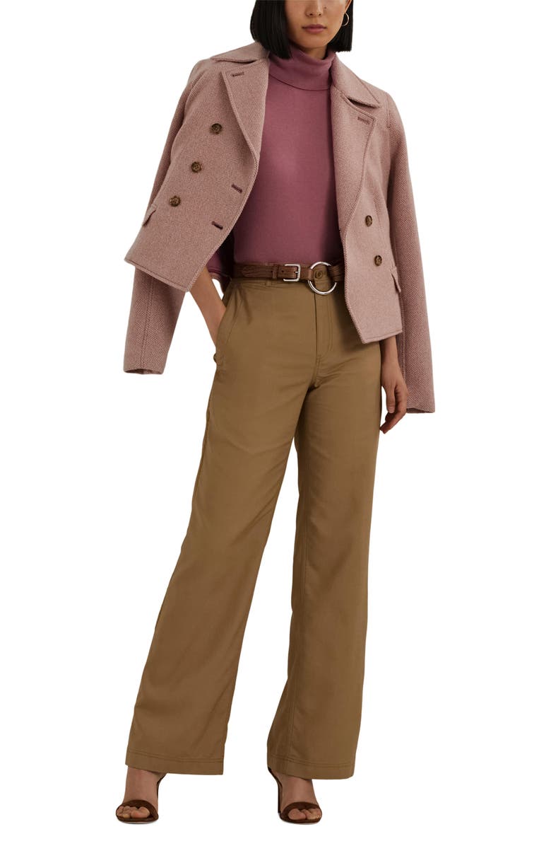 Lauren Ralph Lauren High Waist Flare Pants, Alternate, color,