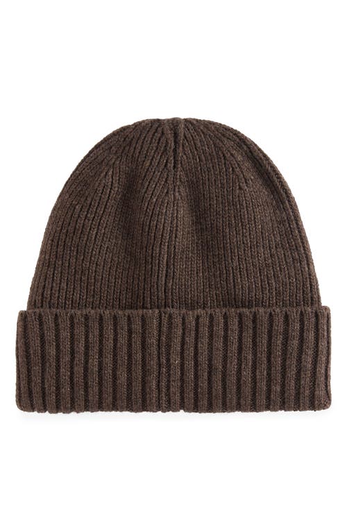 Barbour Carlton Wool Blend Beanie In Brown