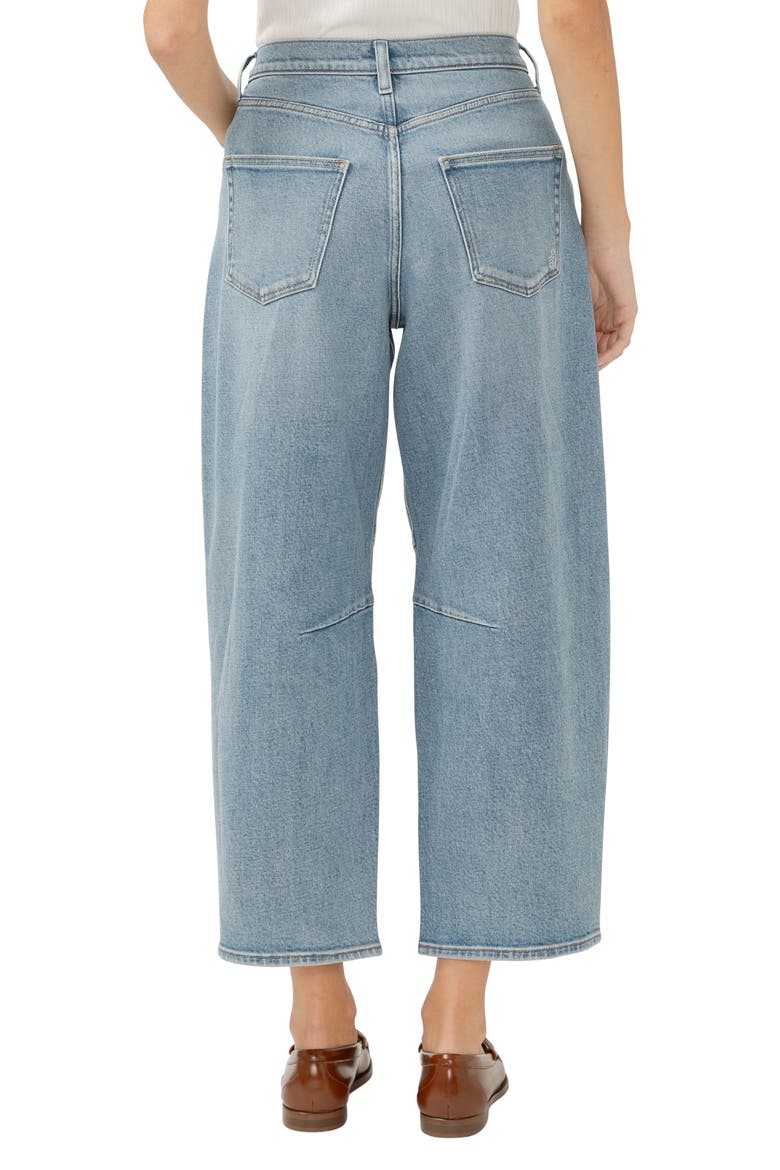 Ankle Barrel Leg Jeans, Alternate, color, INDIGO