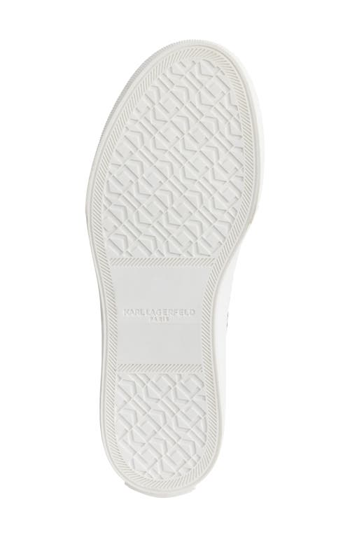 KARL LAGERFELD KARL LAGERFELD GIDDEON LOW TOP SNEAKER 