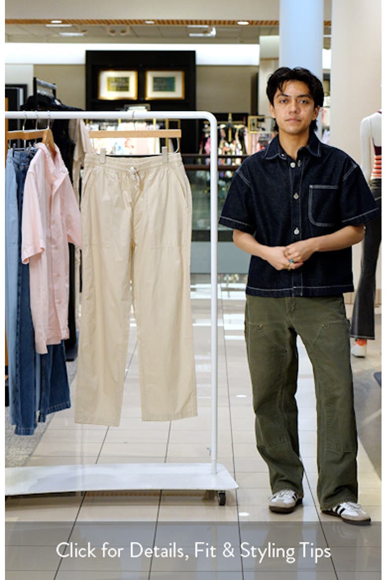 Organic Cotton Poplin Drawstring Chef Pants (Men) | Nordstrom
