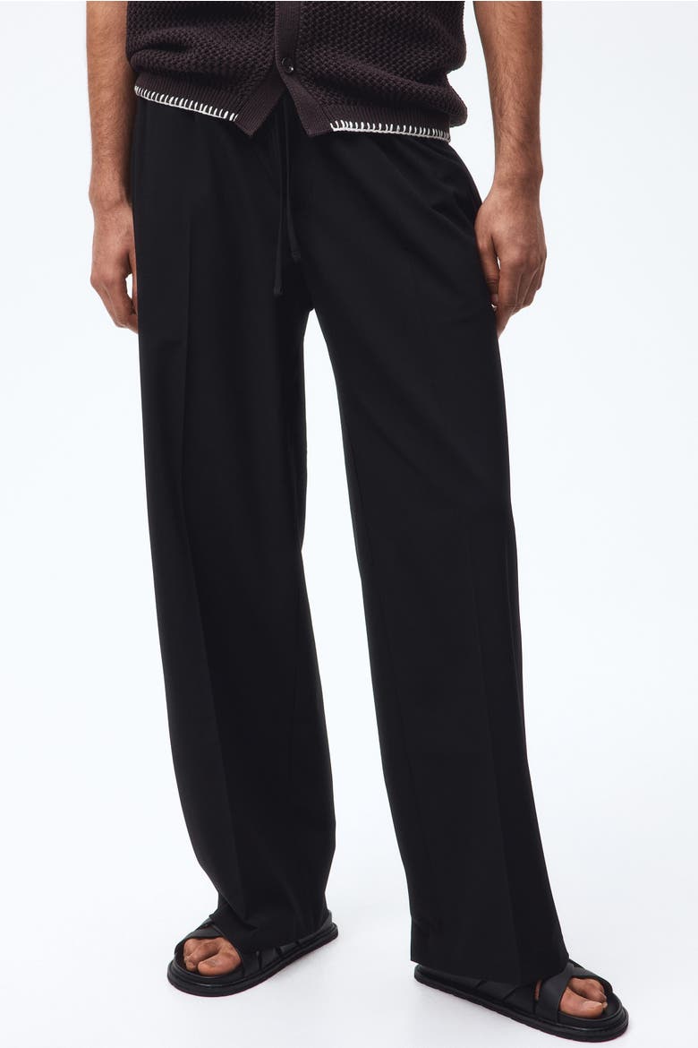 Loose Fit Trousers, Alternate, color, Black