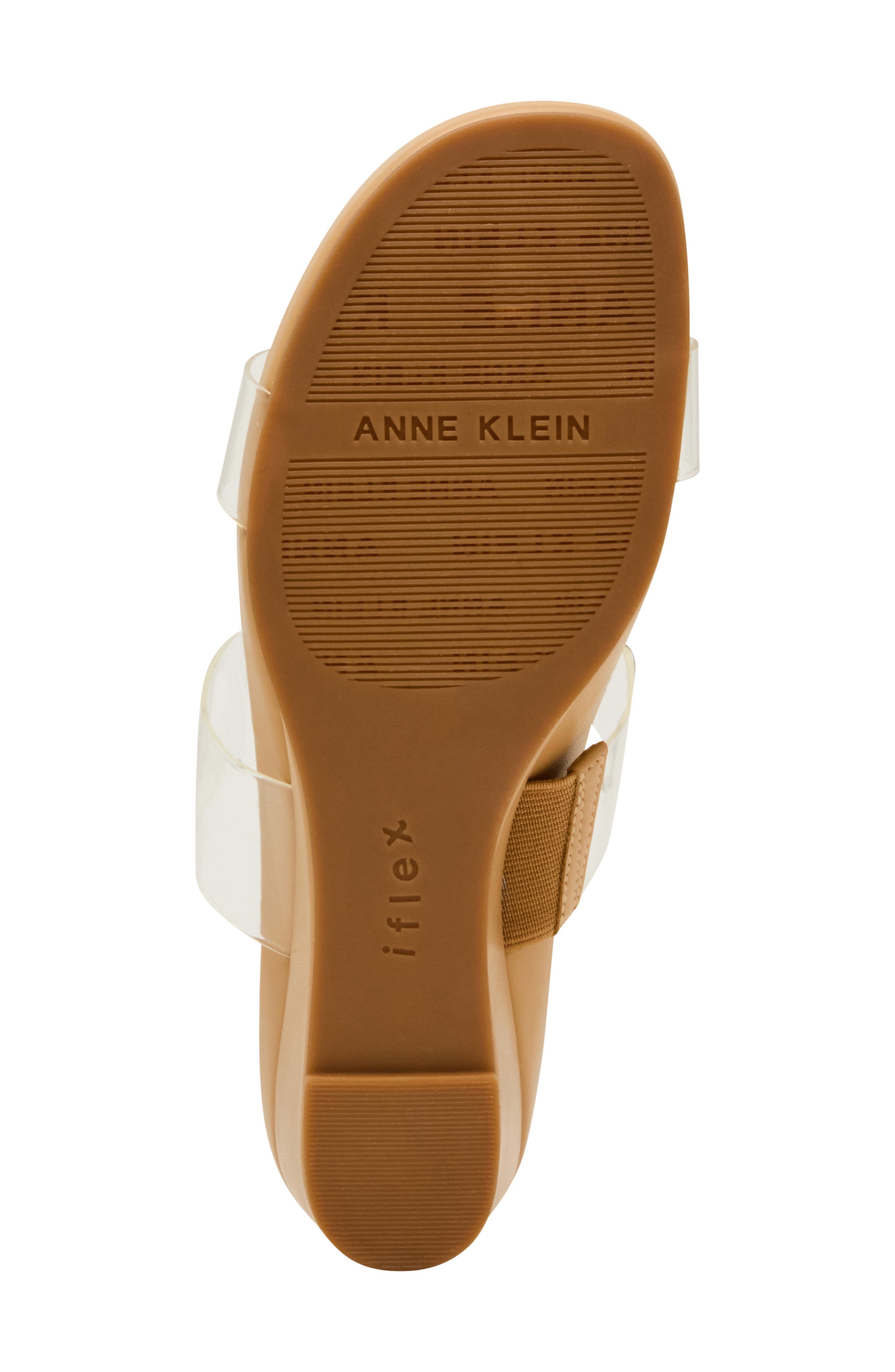 Anne Klein Kapricorn Wedge Sandal, Alternate, color, Clear