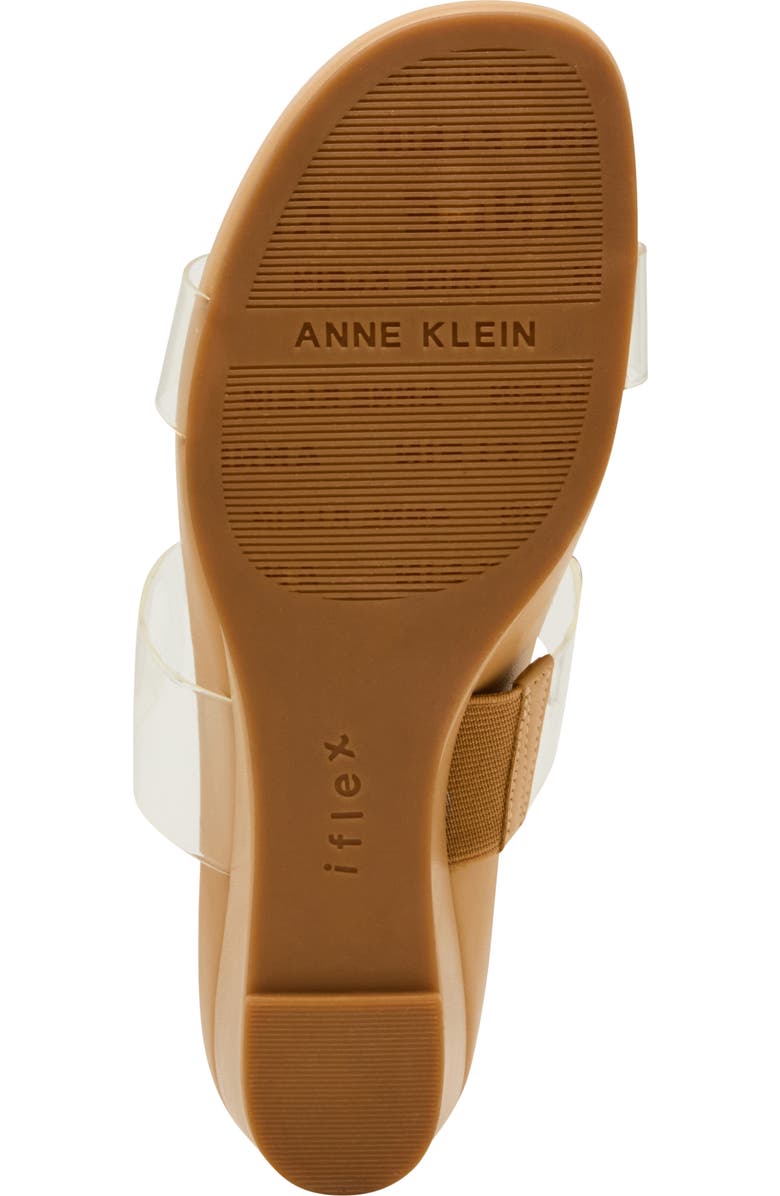 Anne Klein Kapricorn Wedge Sandal, Alternate, color, Clear