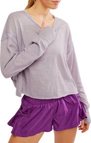 Free People FP Movement My Time Layer Open Back Crop Top