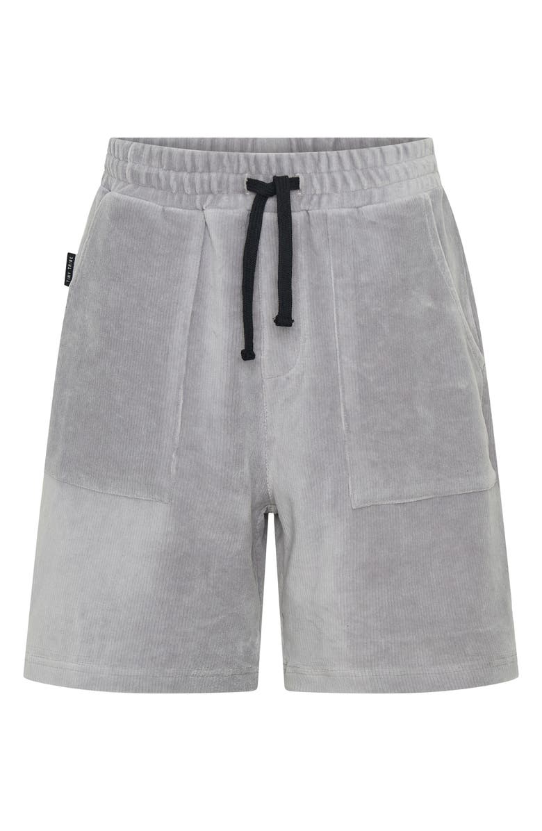 TINY TRIBE Kids' Corduroy Drawstring Shorts, Main, color, Grey