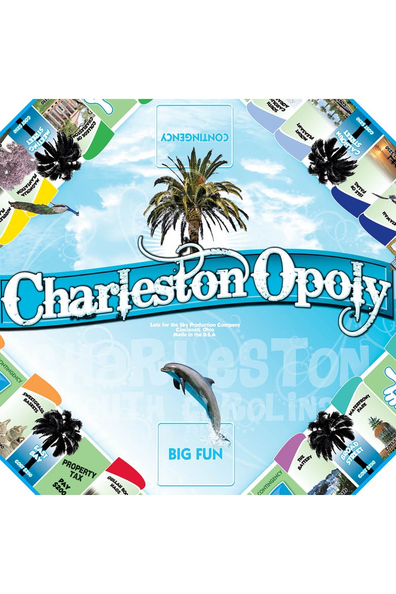 Charlestonopoly Monopoly Board Game, Alternate, color, Multicolored