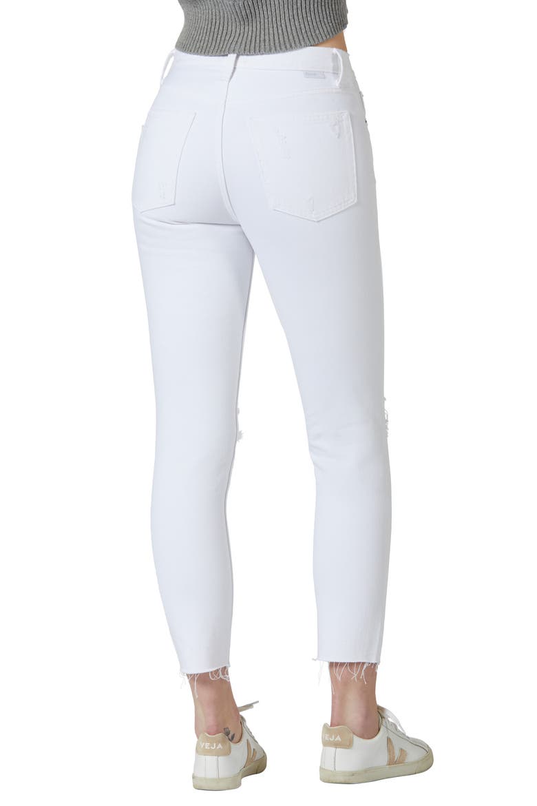 The Billy Ripped High Waist Ankle Skinny Jeans, Alternate, color, SWEET BABY JANE