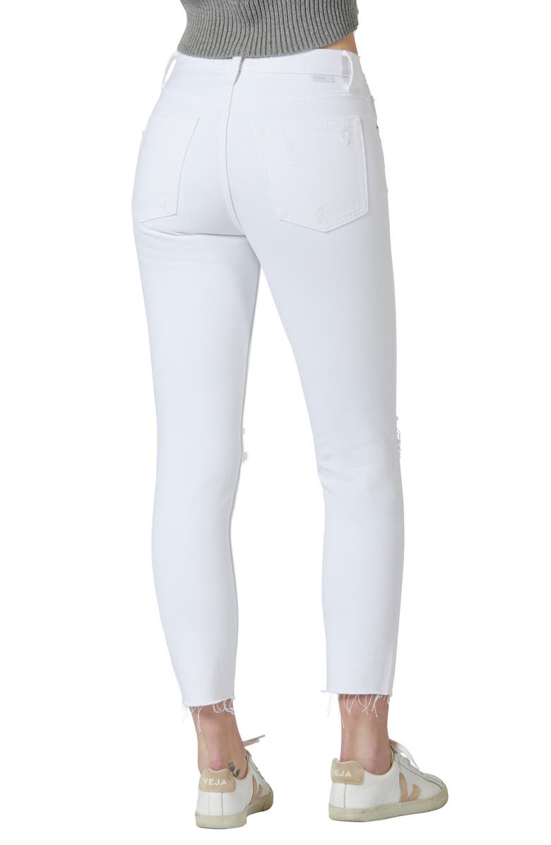 Boyish Jeans The Billy Ripped High Waist Ankle Skinny Jeans, Alternate, color, 