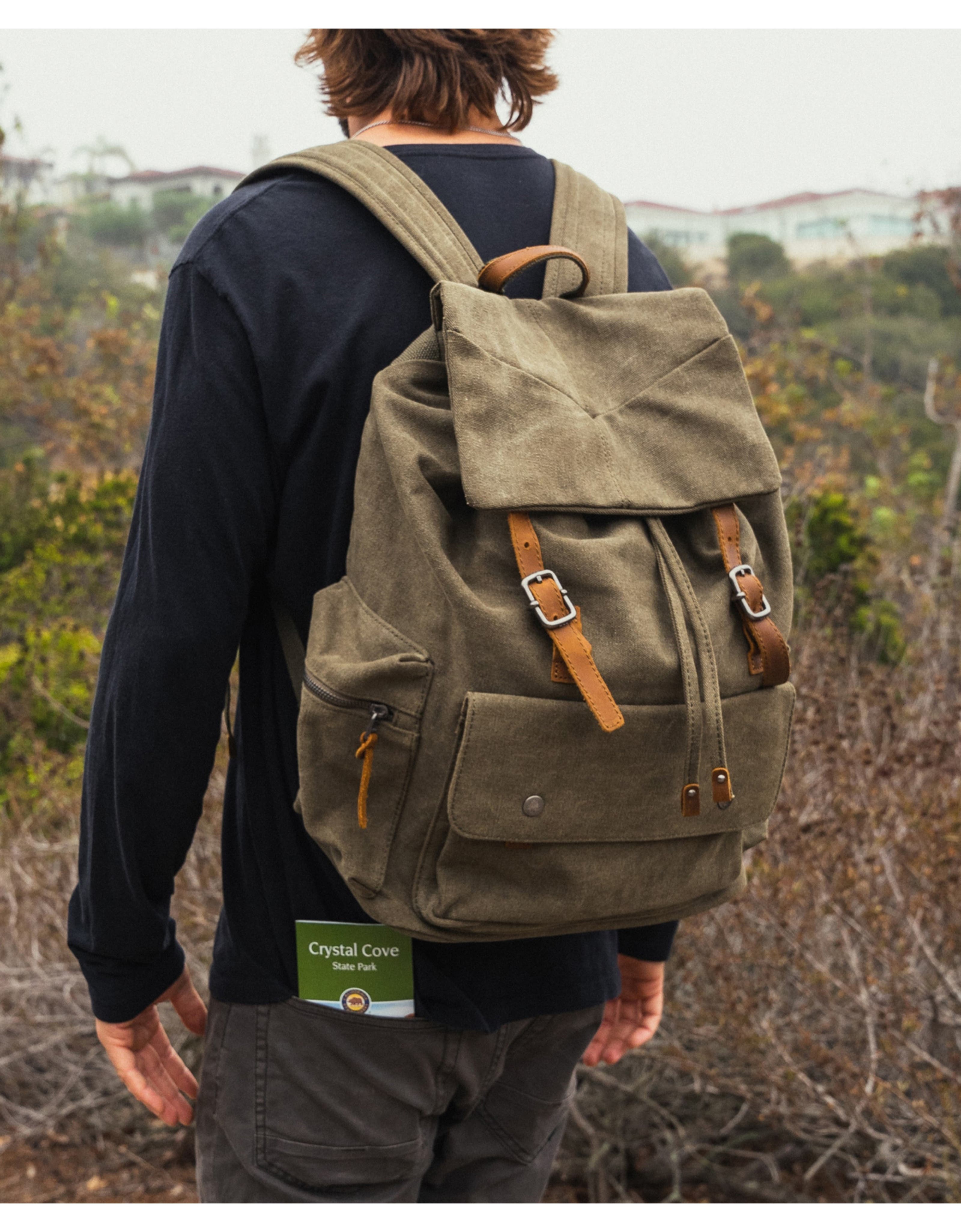 TSD Brand Coast Ranch Canvas Laptop Backpack | Nordstrom