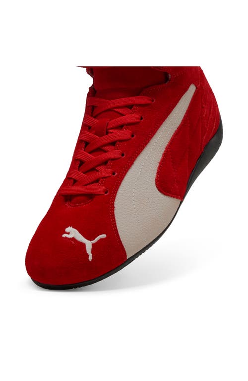 Puma Speedcat Mid Sneaker In For All Time Red-warm White