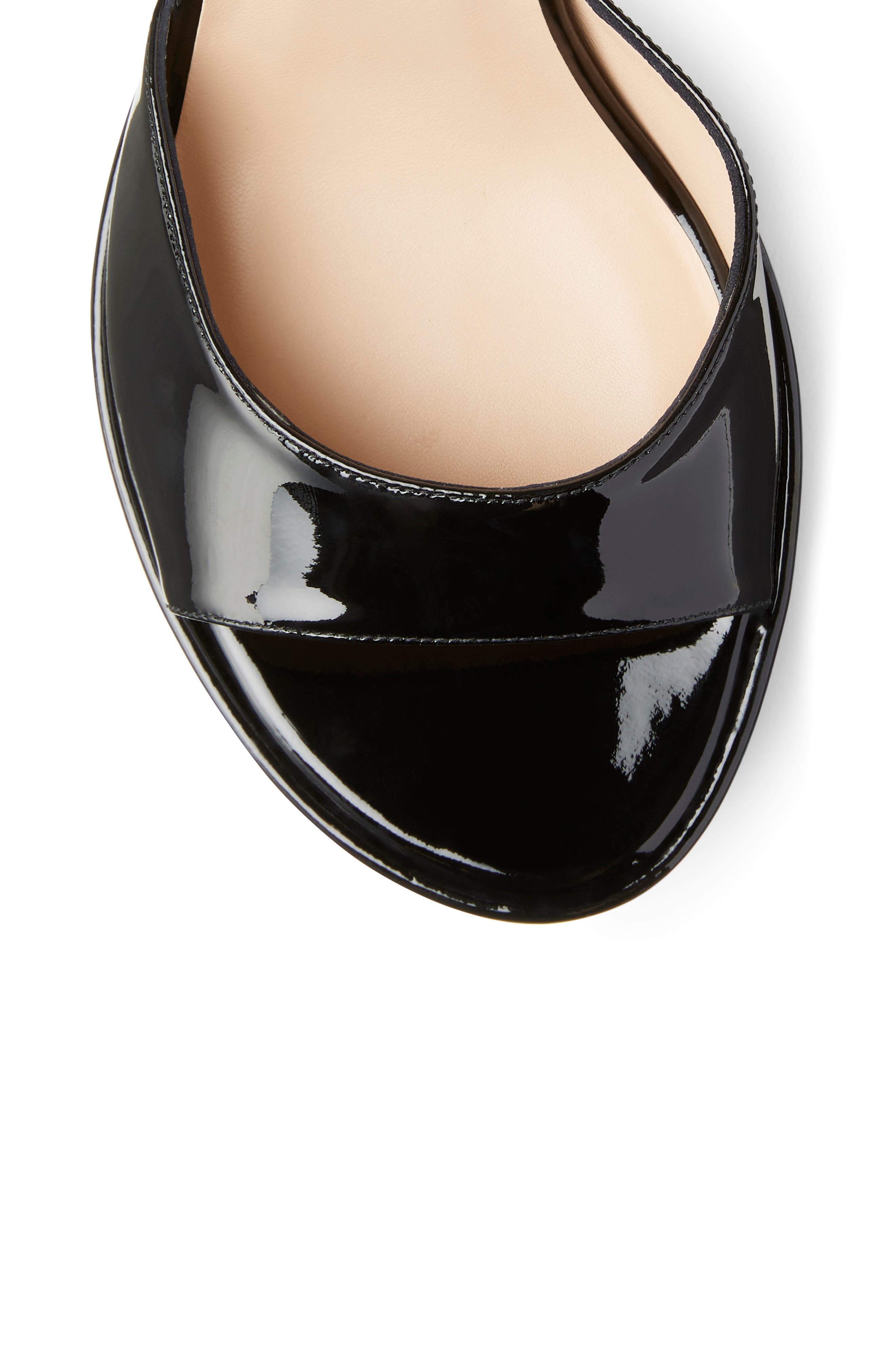 Stuart Weitzman Platform Sandal, Alternate, color, Black
