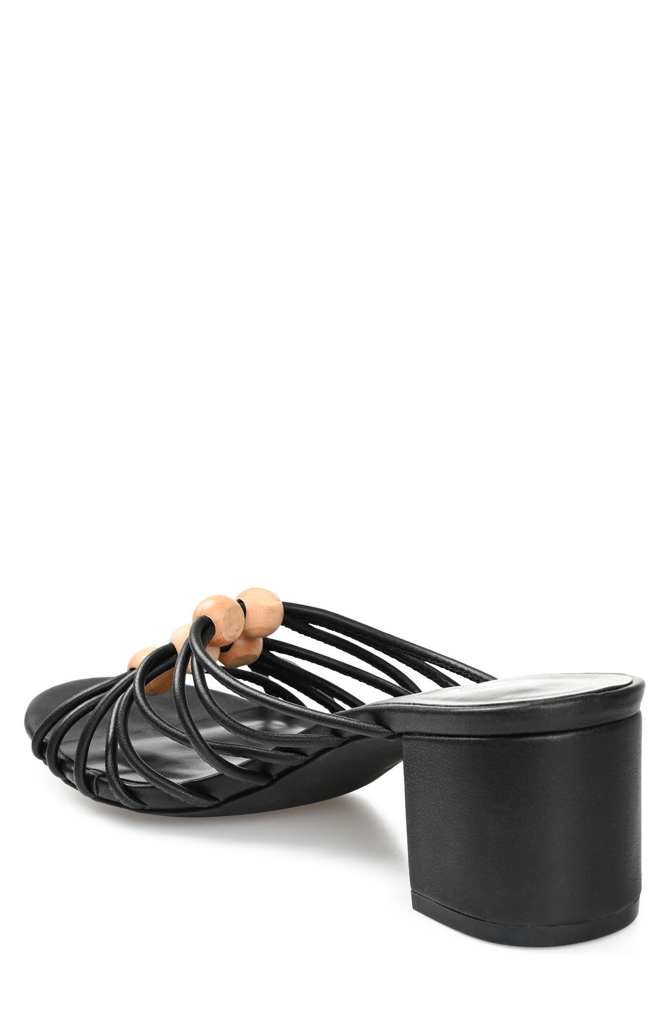 Journee Collection Kennadi Block Heel Sandal, Alternate, color, Black