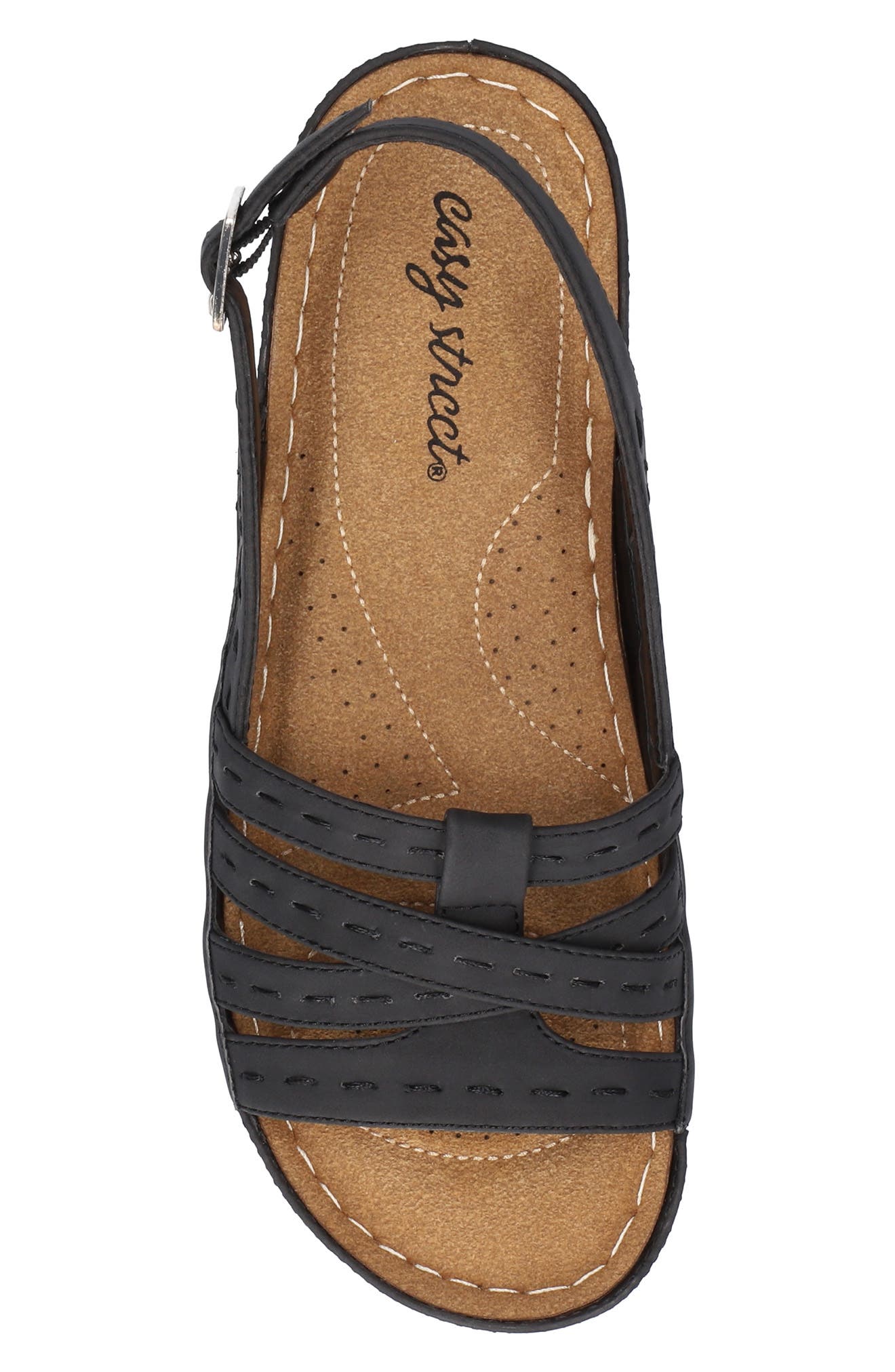 EASY STREET Kehlani Slingback Sandal, Alternate, color, Black