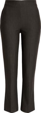 ST. JOHN Pinstripe Jersey Ankle Pants