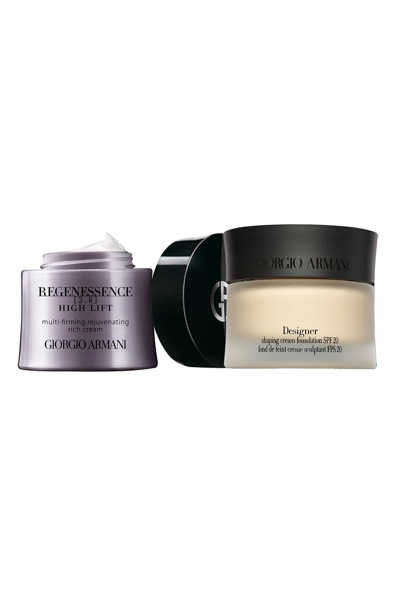 Giorgio Armani 'Designer' Shaping Cream Foundation SPF 20, Main, color, 7 TAN