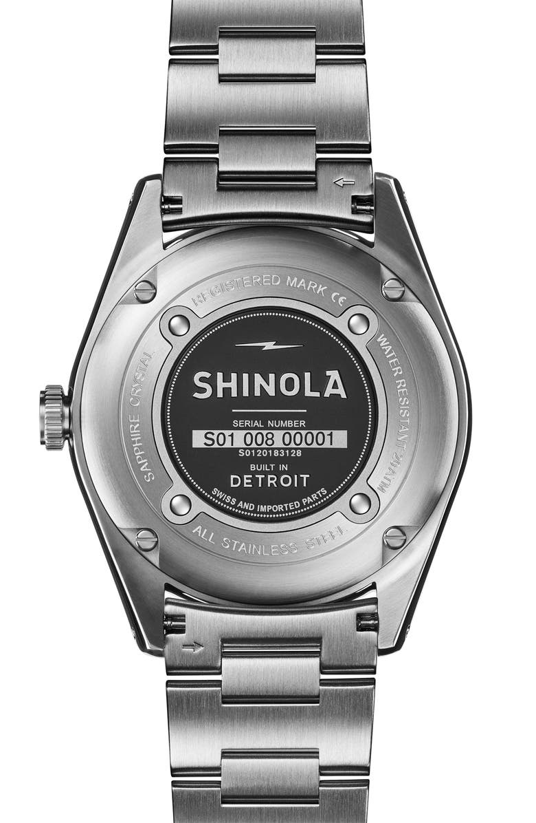 Shinola Duck Bracelet Watch Gift Set, 42mm, Alternate, color, 