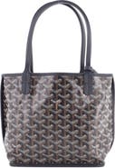 Pre-Owned Goyard Anjou Reversible Tote Coated Canvas Mini
