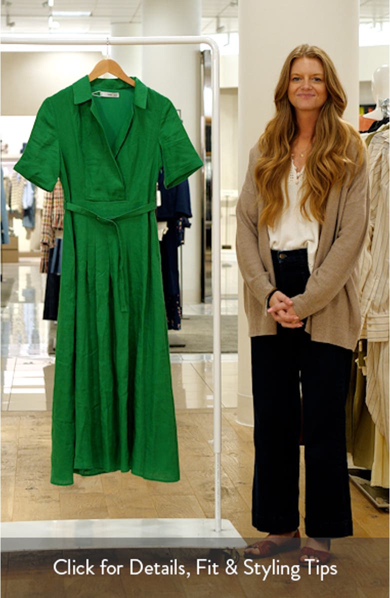 Belted Linen Dress, sales video thumbnail