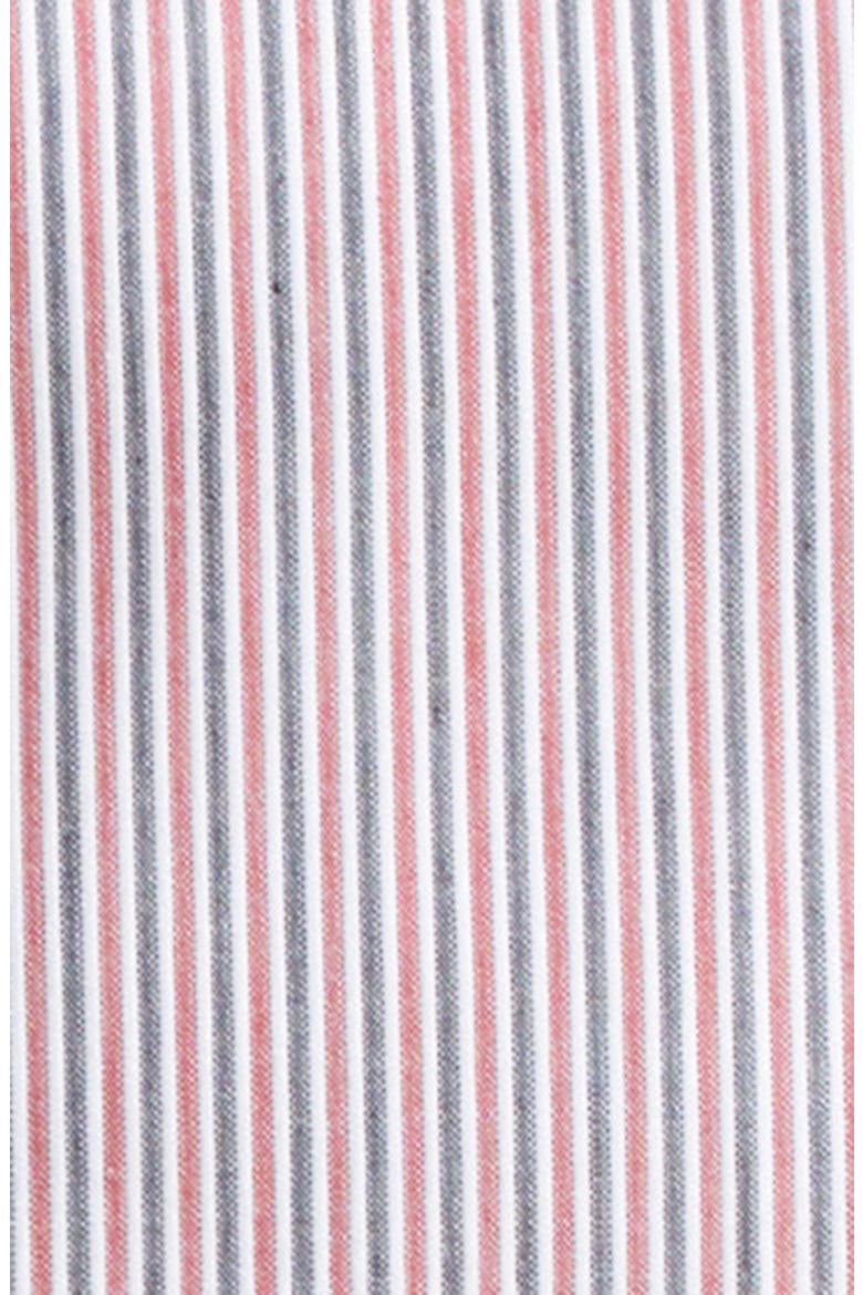 Stripe Tailored High Waist Shorts, Alternate, color, PINK