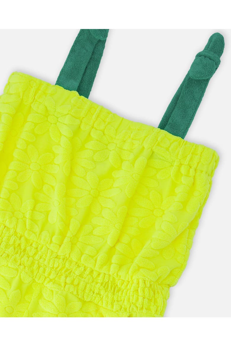 Terry Cloth Sleeveless Jumpsuit, Alternate, color, Yellow