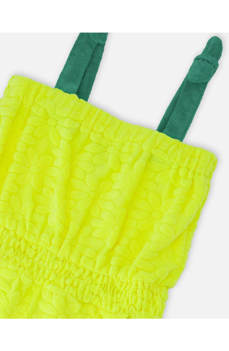 Deux par Deux Terry Cloth Sleeveless Jumpsuit, Alternate, color, Yellow