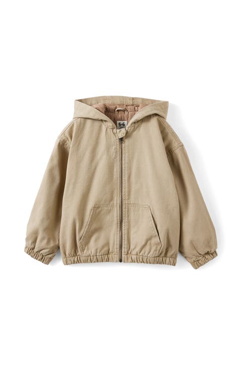 Kid's Hooded Bomber Jacket