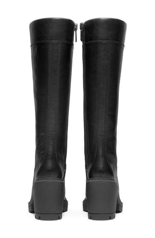 Timberland Allington Heights Lace-up Knee High Boot In Jet Black