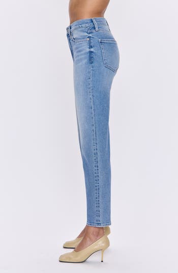 Charlie High Waist Ankle Straight Leg Jeans
