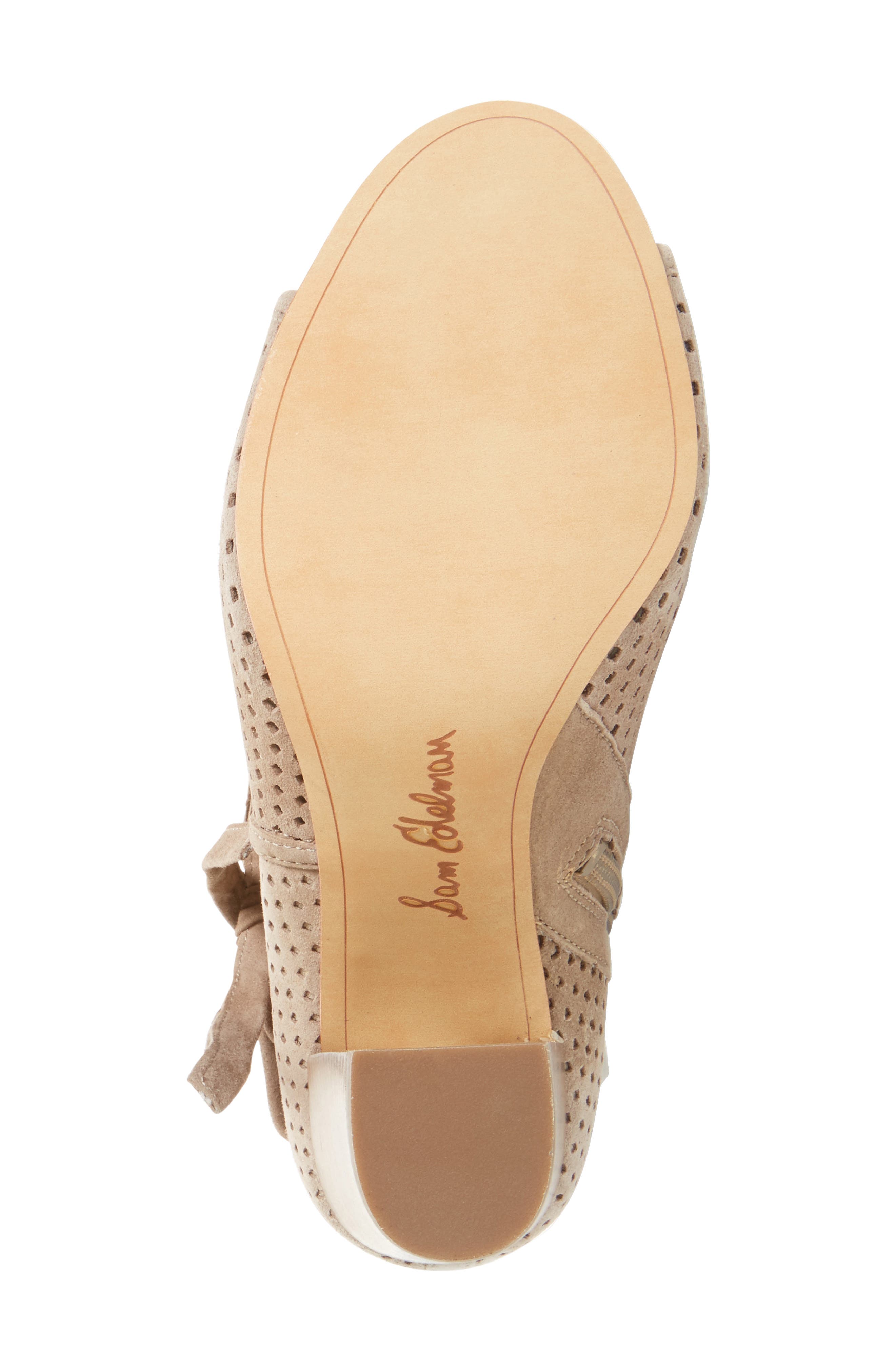 Ellery Open Toe Bootie, Alternate, color, PUTTY SUEDE