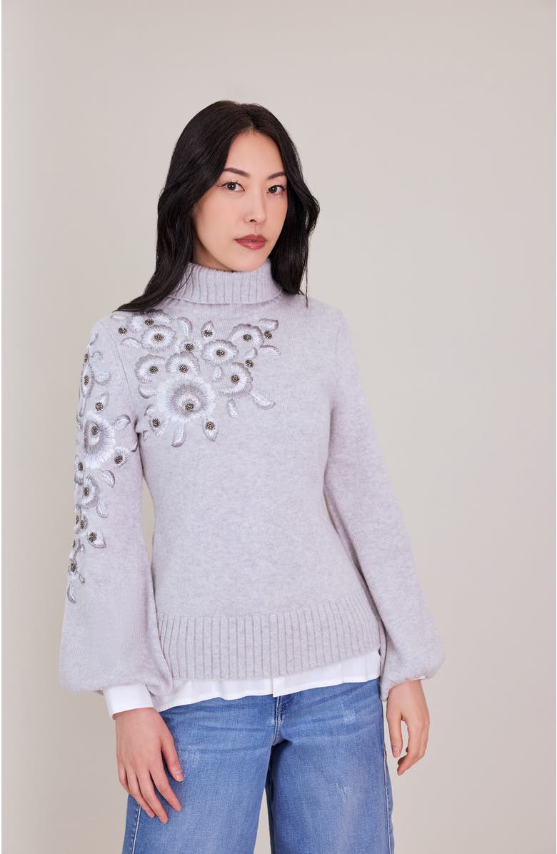 Anne Fontaine Aubade Sweater, Alternate, color, Grey