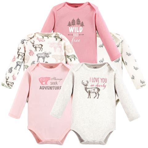 Little Soft Organic Cotton Long-Sleeve One-Piece Essentials
