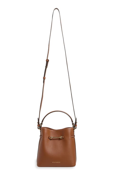 Mini Corda Leather Bucket Bag