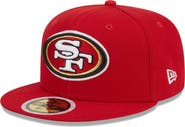 New Era Youth New Era Scarlet San Francisco 49ers Main 59FIFTY Fitted Hat
